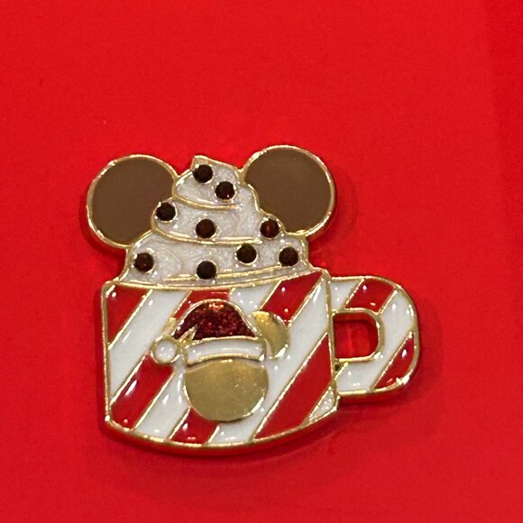 Disney Mickey Hot Cocoa Baublebar Hot Chocolate Cocoa Christmas Earrings NIB - Picture 2 of 2